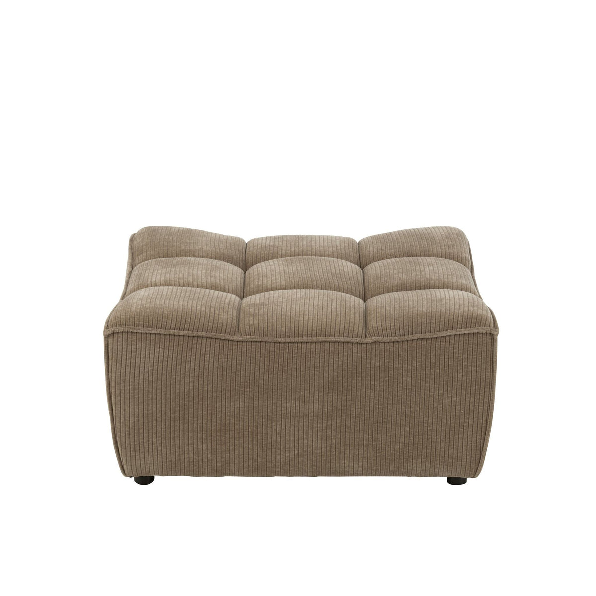Poef Modulaire Sofa Donker Taupe J-Line