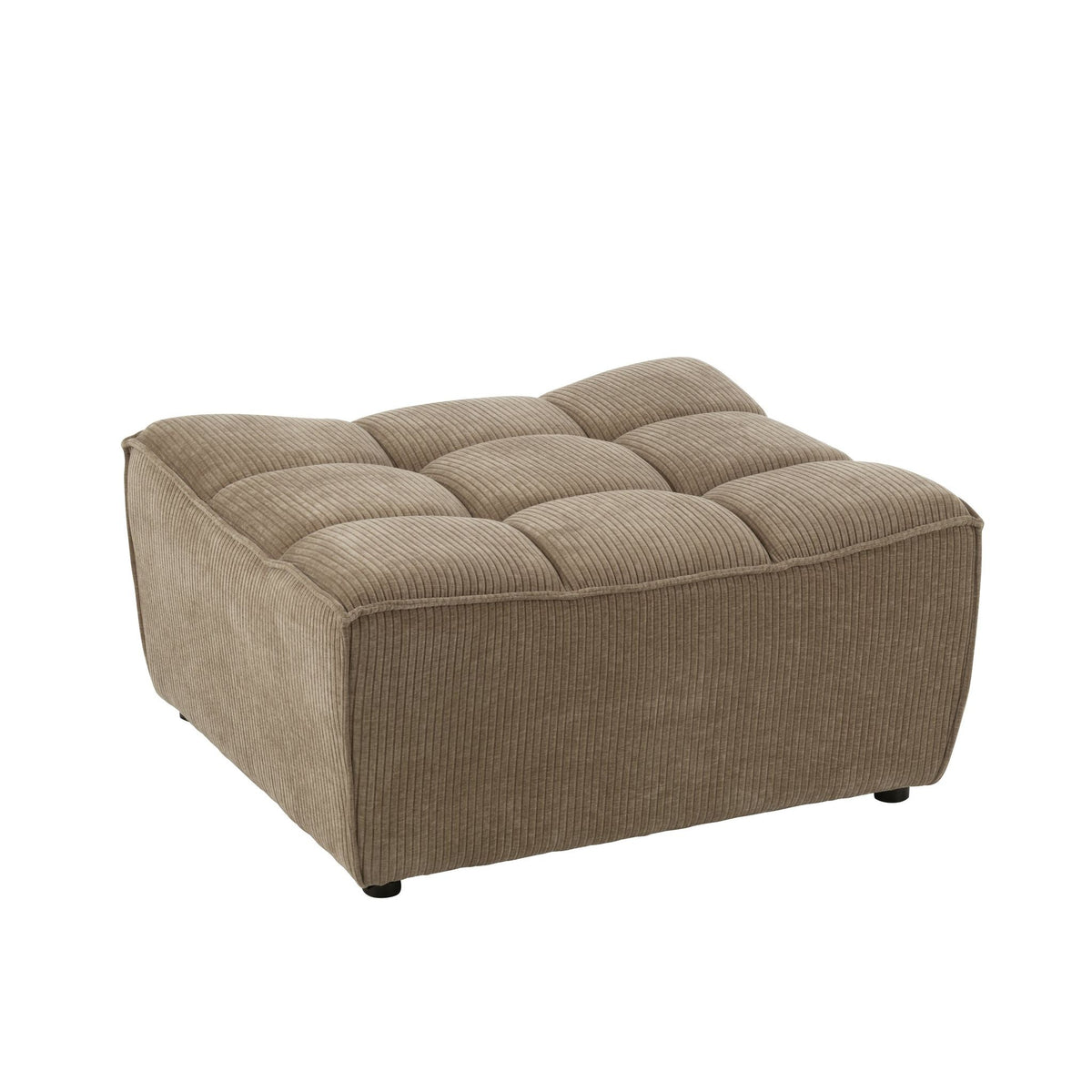 Poef Modulaire Sofa Donker Taupe J-Line