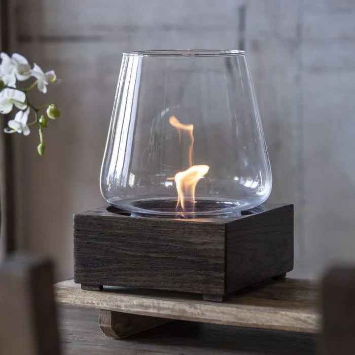 Poppy 17 Zwart Eiken Tafelhaard Tenderflame - Tafelhaard - Tenderflame - livinglovely.nl