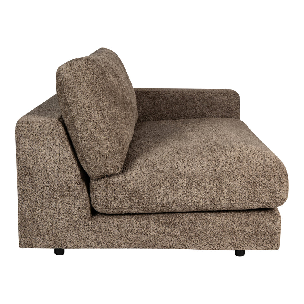 PTMD Nilla Elementen Sofa met Armleuning Rechts Bruin - Elementen bank - PTMD - livinglovely.nl