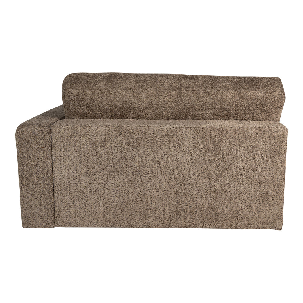 PTMD Nilla Elementen Sofa met Armleuning Rechts Bruin - Elementen bank - PTMD - livinglovely.nl