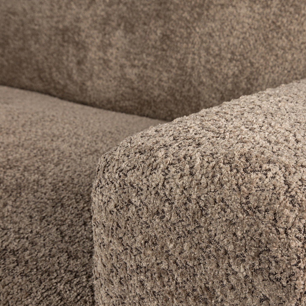 PTMD Nilla Elementen Sofa met Armleuning Rechts Bruin - Elementen bank - PTMD - livinglovely.nl