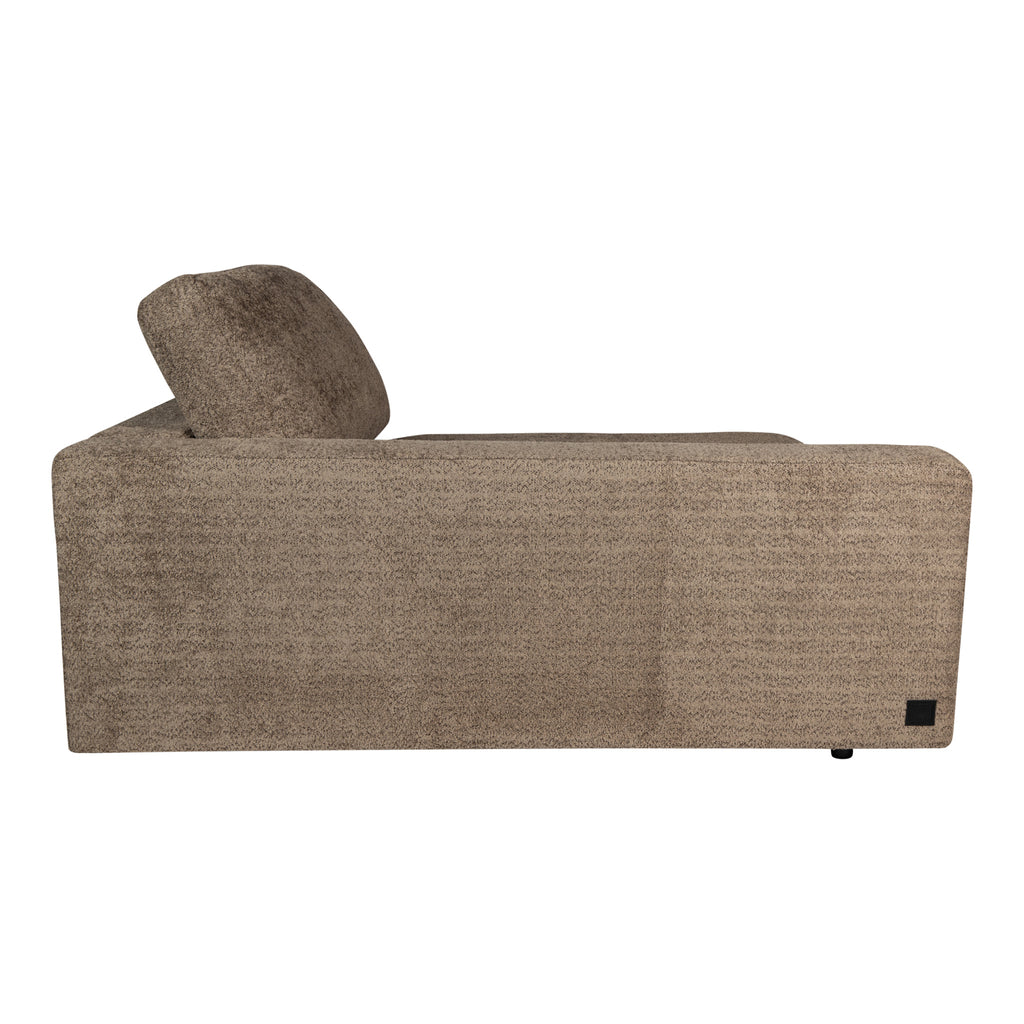 PTMD Nilla Sofa met Chaise Longue Arm Links Bruin - Elementen bank - PTMD - livinglovely.nl