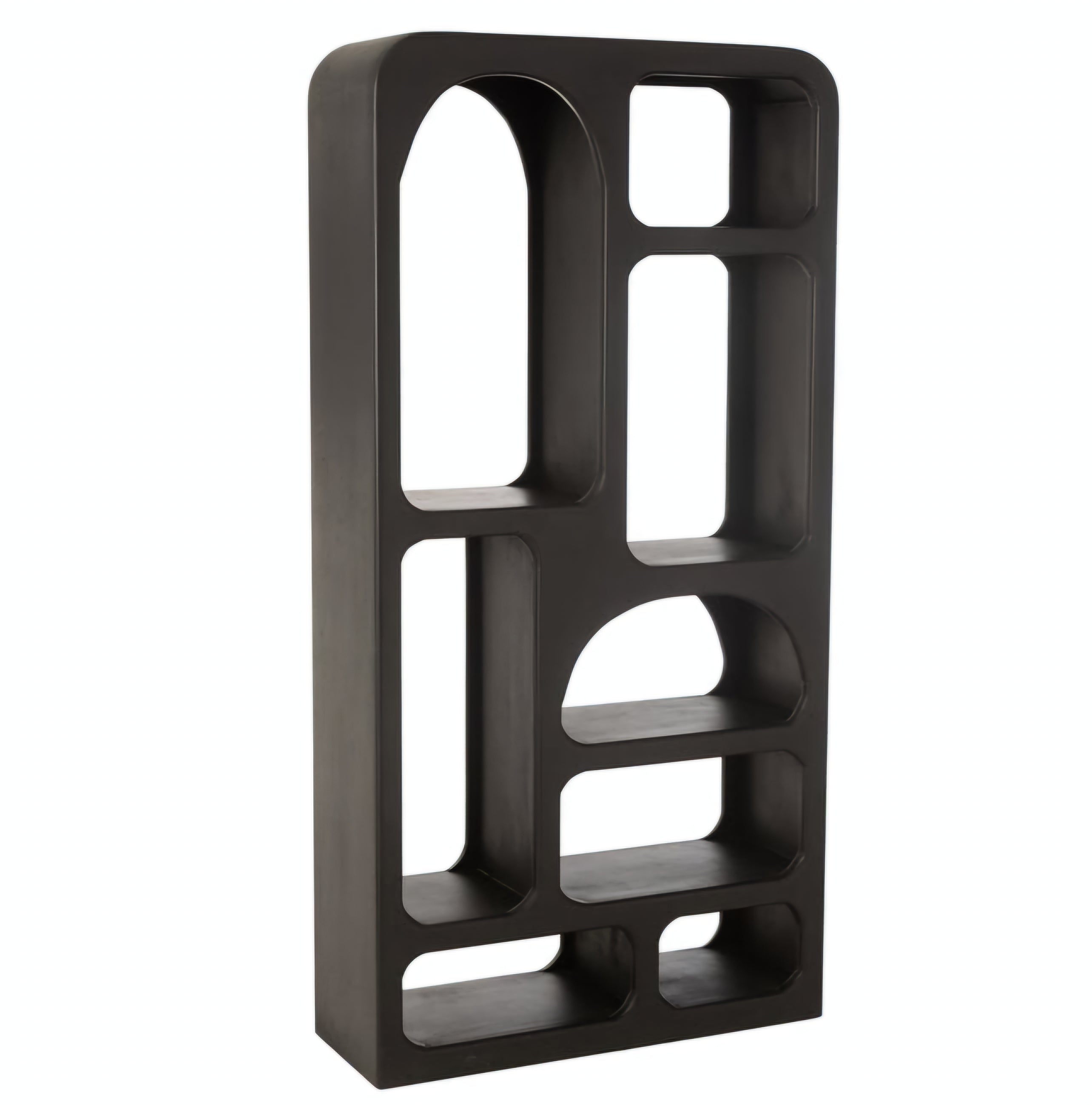 Rek Cave Mangohout Zwart - Rek - J-Line - livinglovely.nl