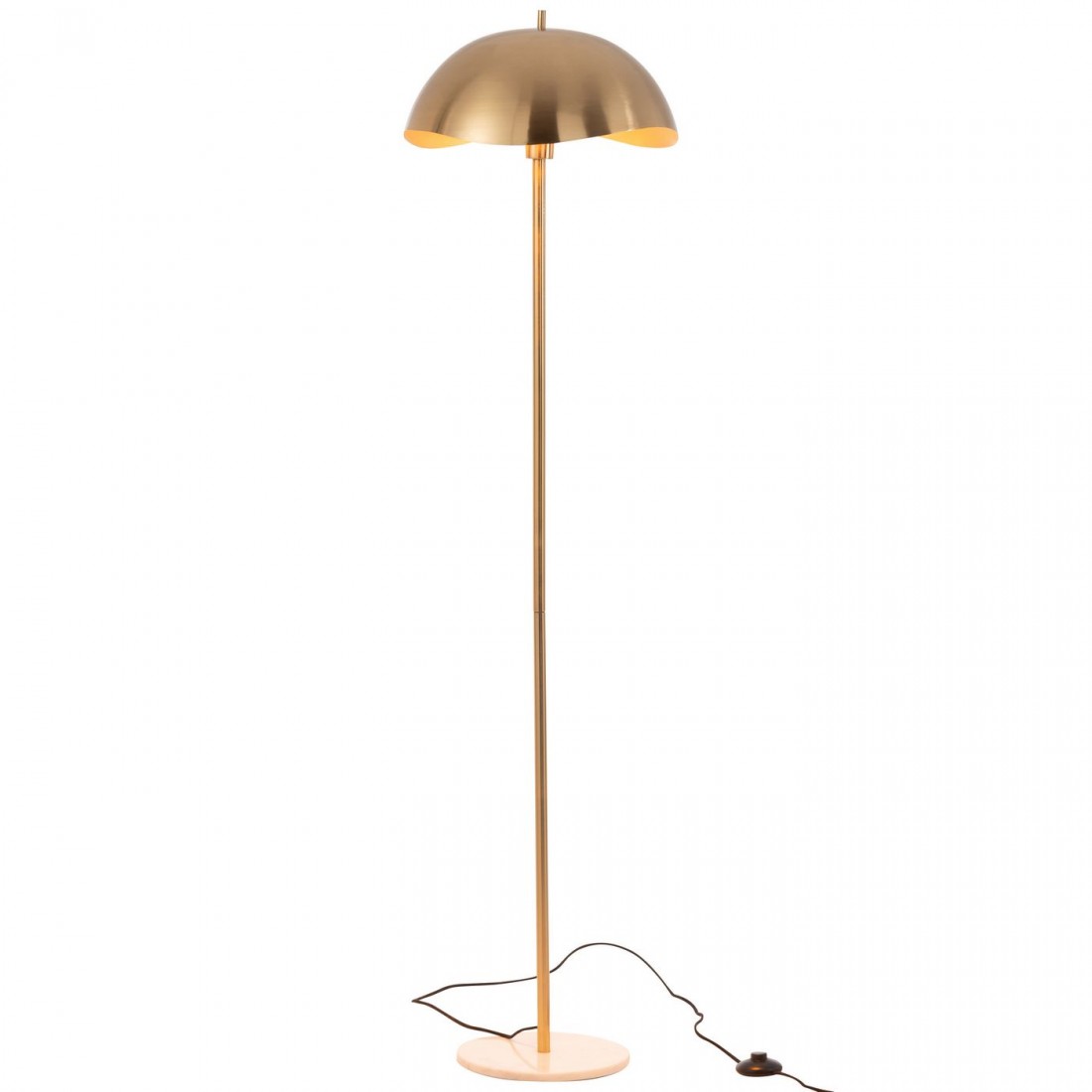 Staanlamp Metaal/Marmer Goud J-Line