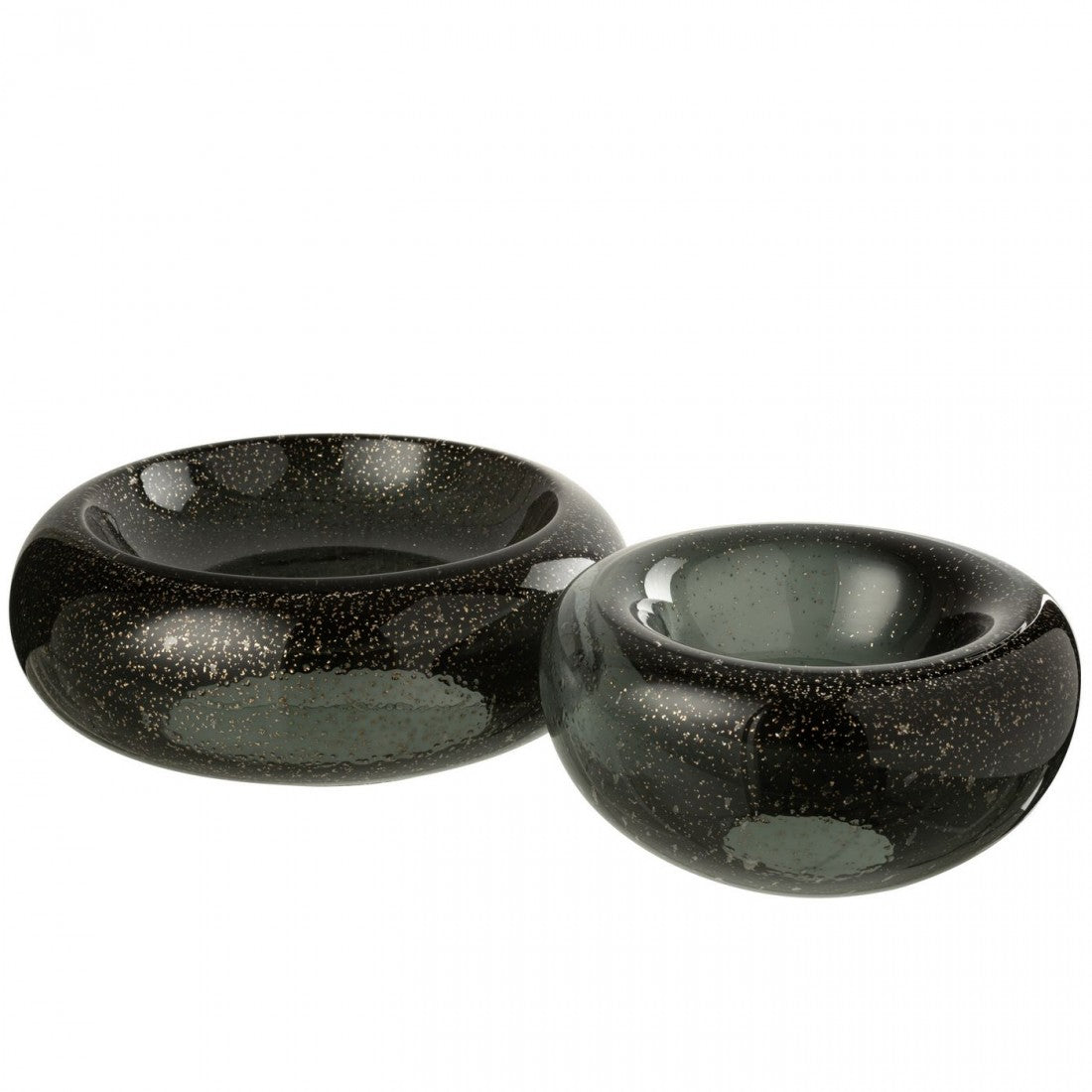 Sierschaal Carol Glas Zwart Small J-Line