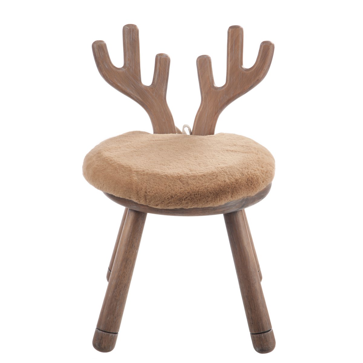 Stoel Oor Hert Hout Naturel J-Line
