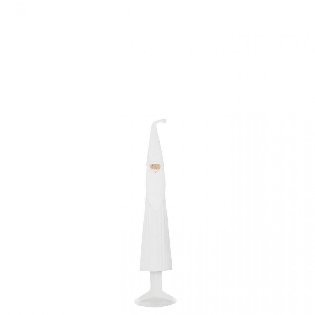 Kerstman Modern Metaal Wit Set van 2 J-LIne