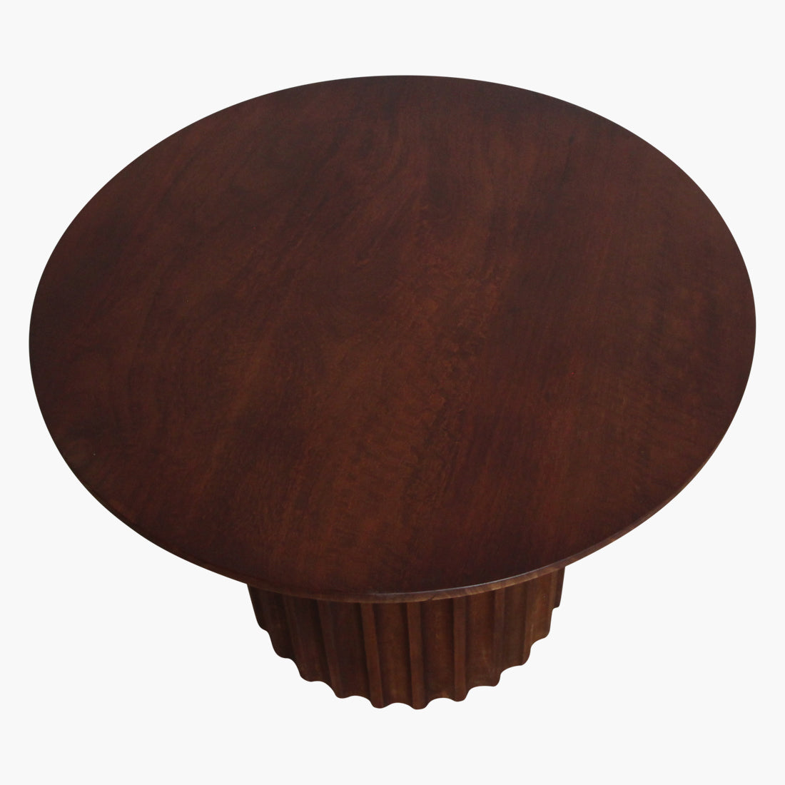 Bijzettafel Bullnose ‘Reversed Fluted’ 55cm Raw Materials