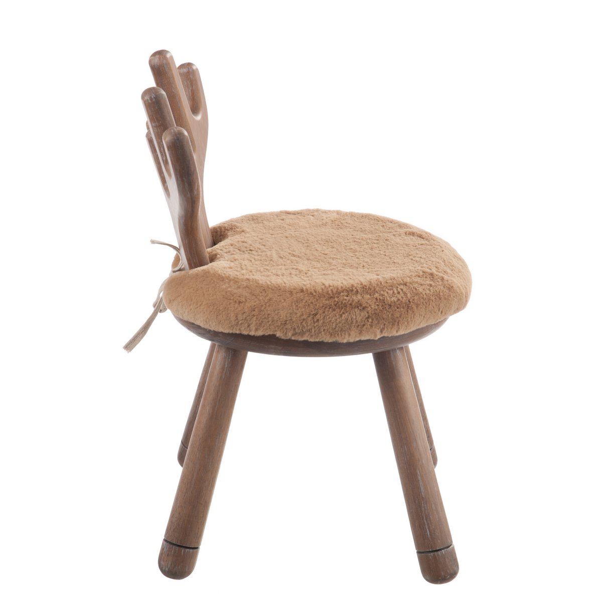 Stoel Oor Hert Hout Naturel J-Line