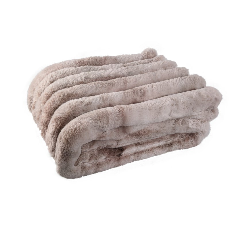 Plaid Divvo Fake Fur Thick Rib Plaid Large PTMD