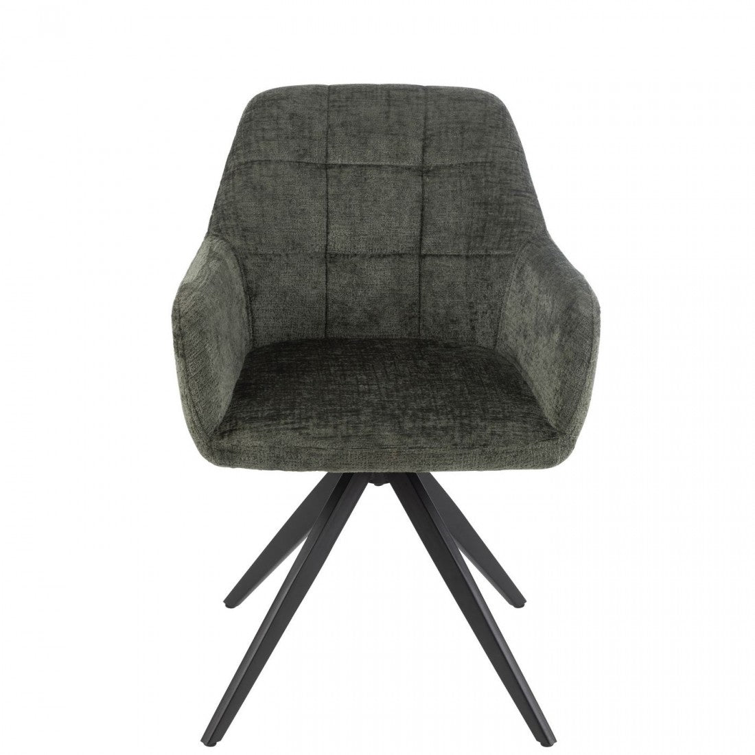 Stoel Louna Ijzer/Acryl Groen J-Line