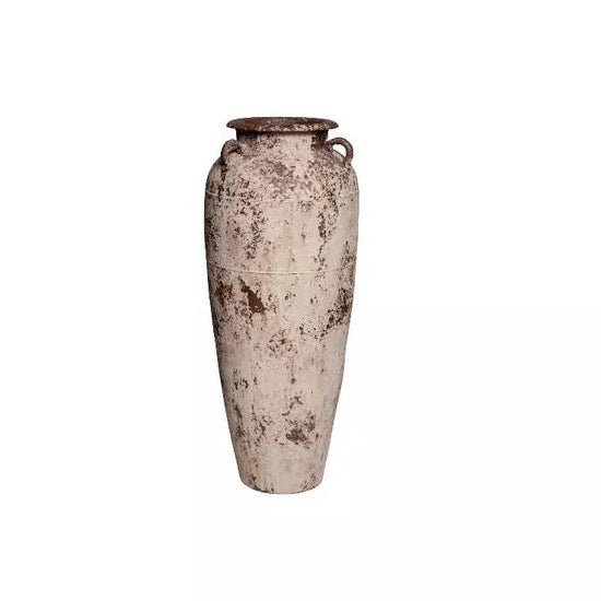 Robena Cream ceramic rough antique jar pot M PTMD