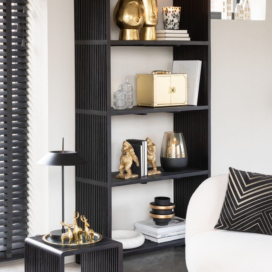 Juwelenkoffer Met Handvat Kunstleder Goud J-Line