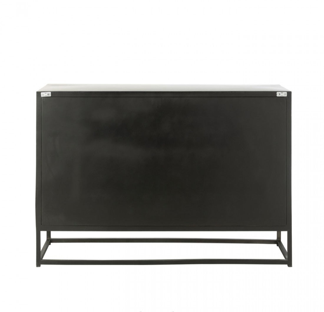 Buffetkast Shanil Hout/Ijzer Zwart J-Line