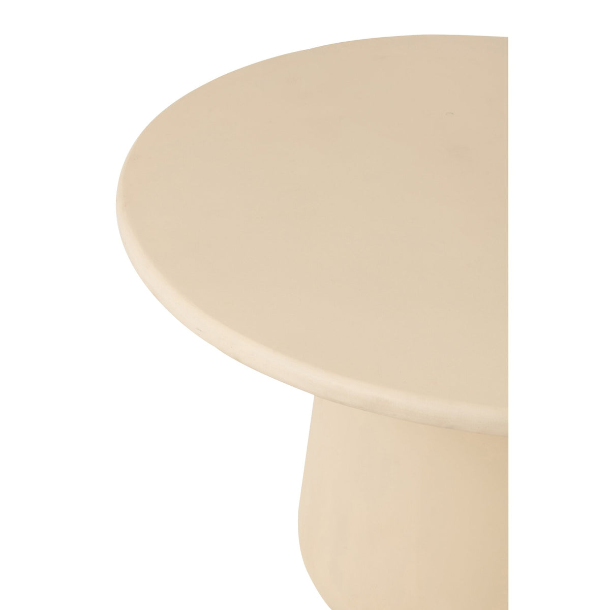 Ronde Eetkamertafel Ram Beige Ø118cm J-Line