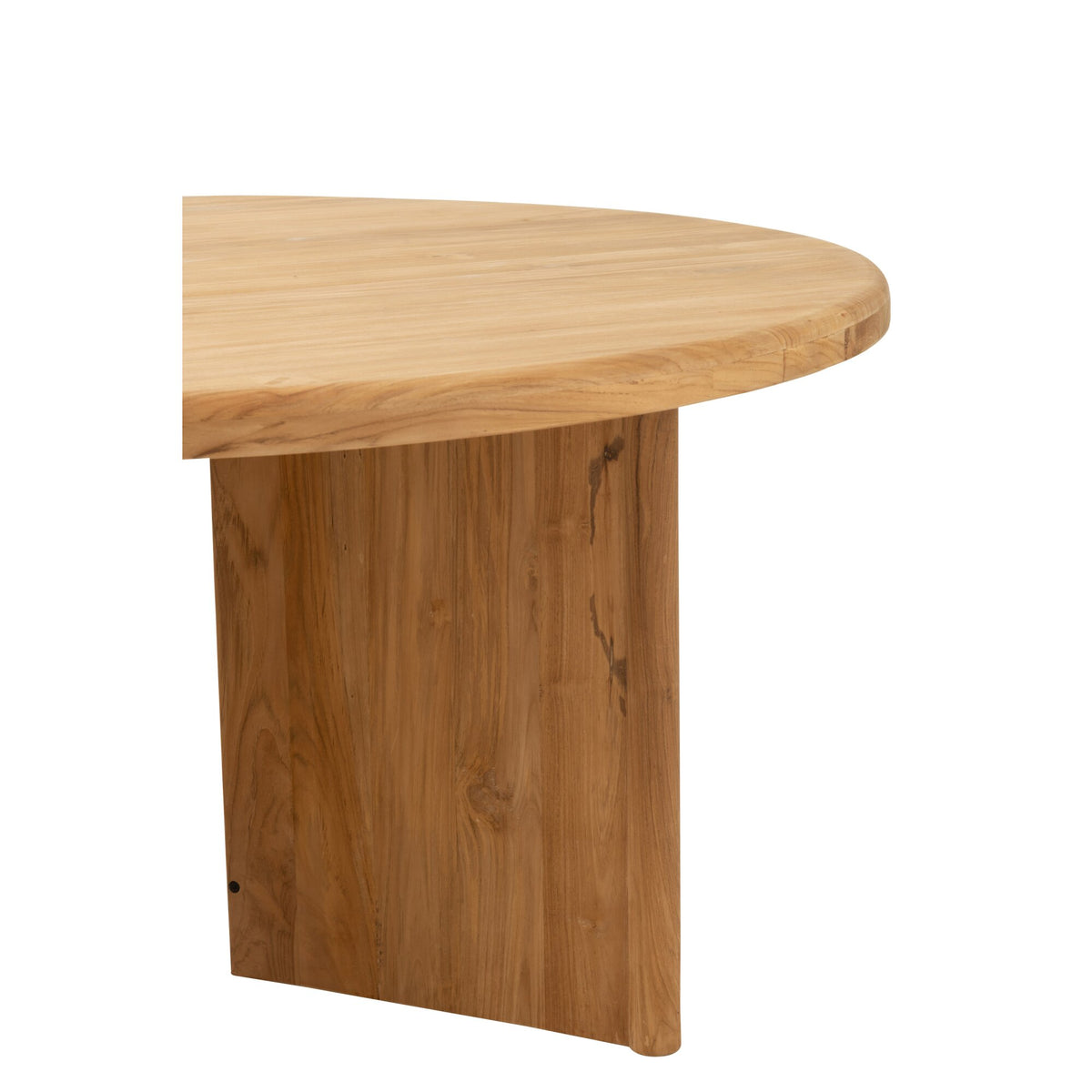 Ronde Eetkamertafel Teak Hout Naturel Ø150cm J-Line