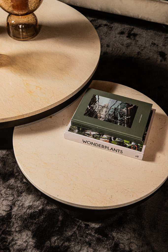 Salontafel Bregt Marmer Hoog PTMD - Salontafel - PTMD - livinglovely.nl