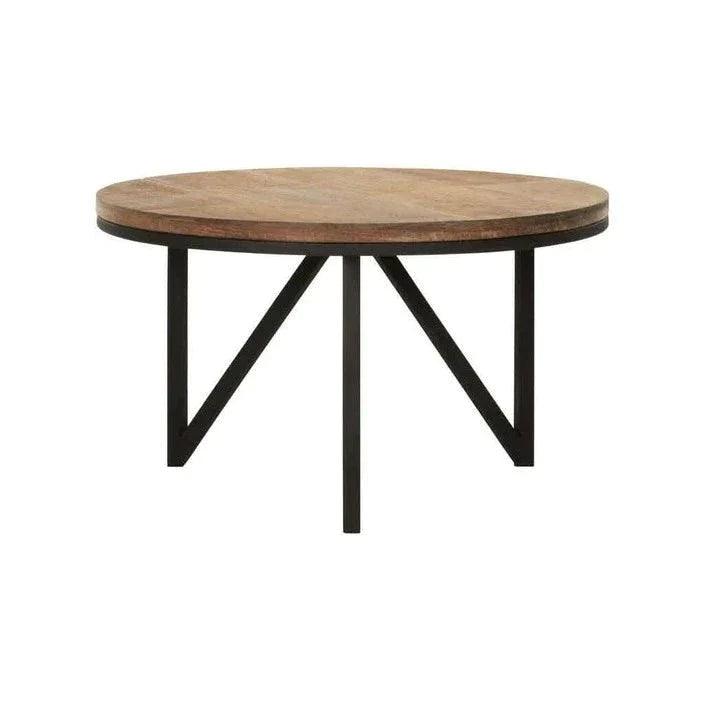Salontafel Odeon Medium verweerd teakhout Ø60cm DTP Home