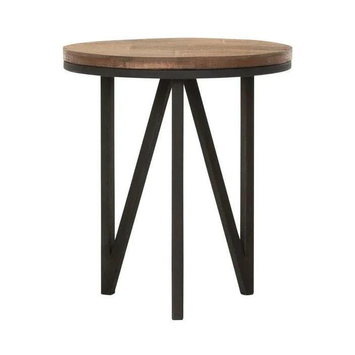 Salontafel Odeon Small verweerd teakhout Ø40cm DTP Home