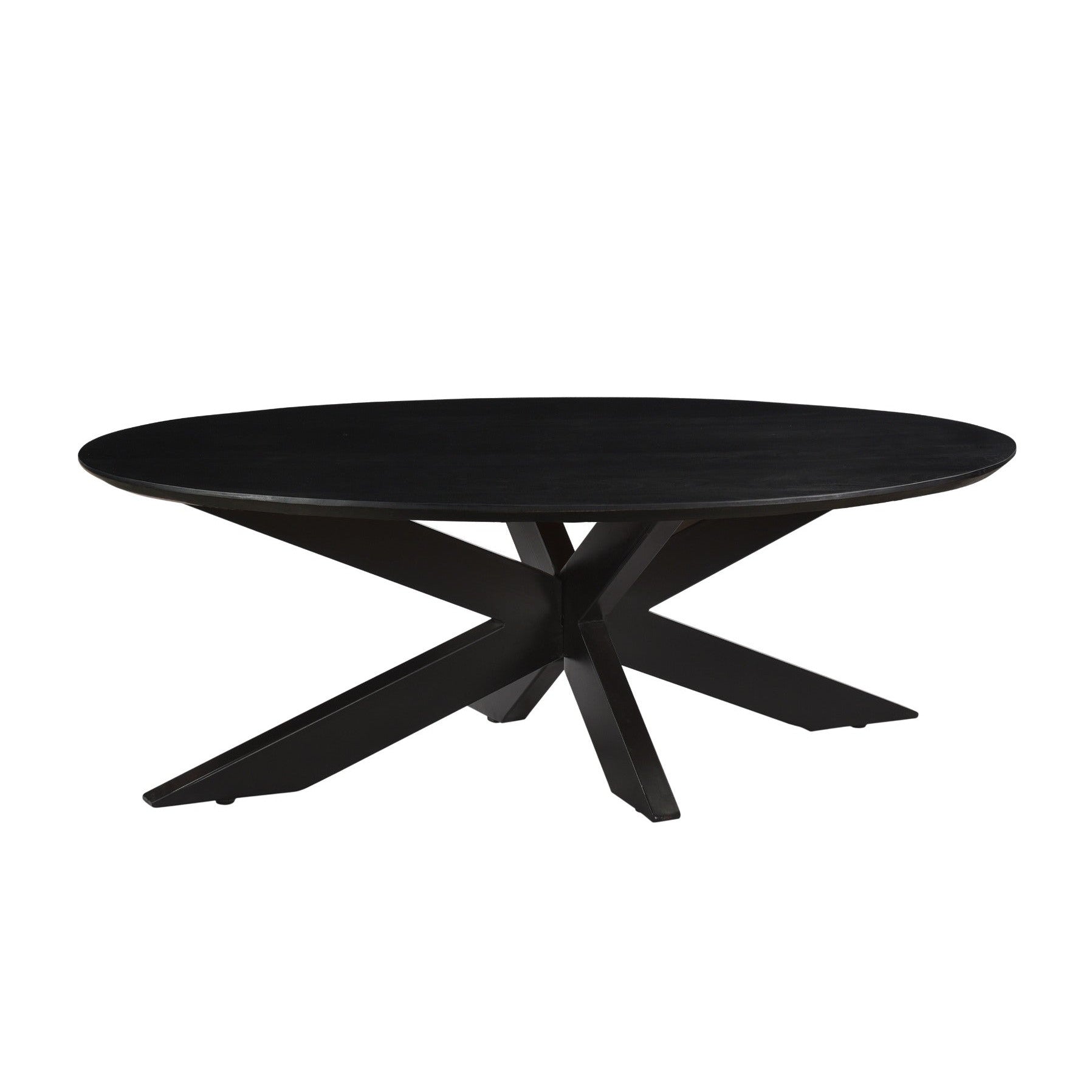 Salontafel Oslo Zwart 130cm van Livingfurn, L130cm x B70cm x H40cm