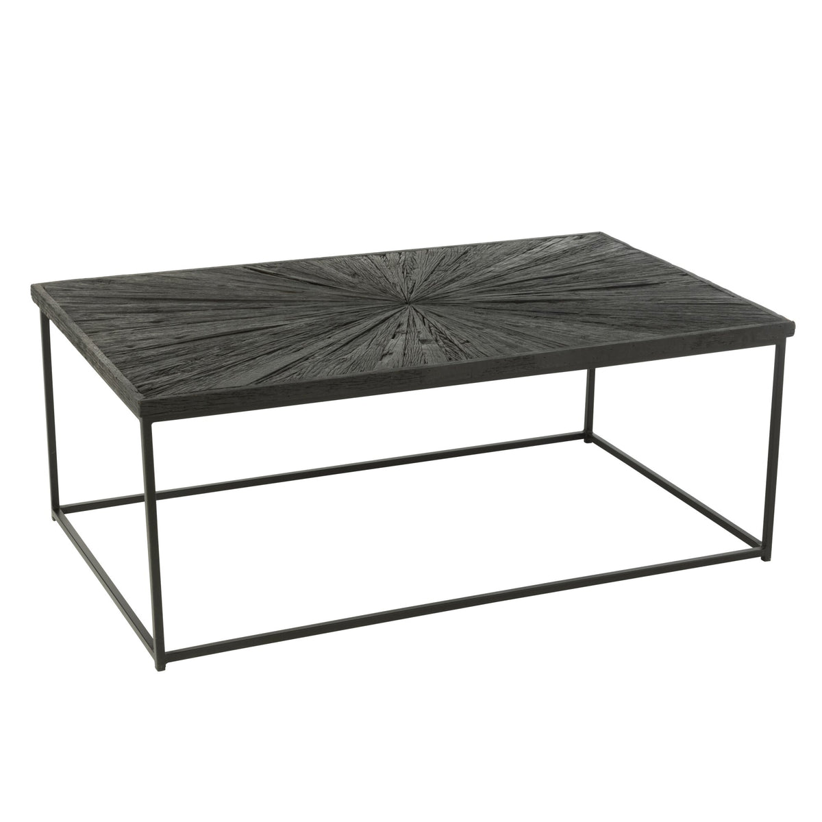Salontafel Shanil Hout/Ijzer Zwart J-Line
