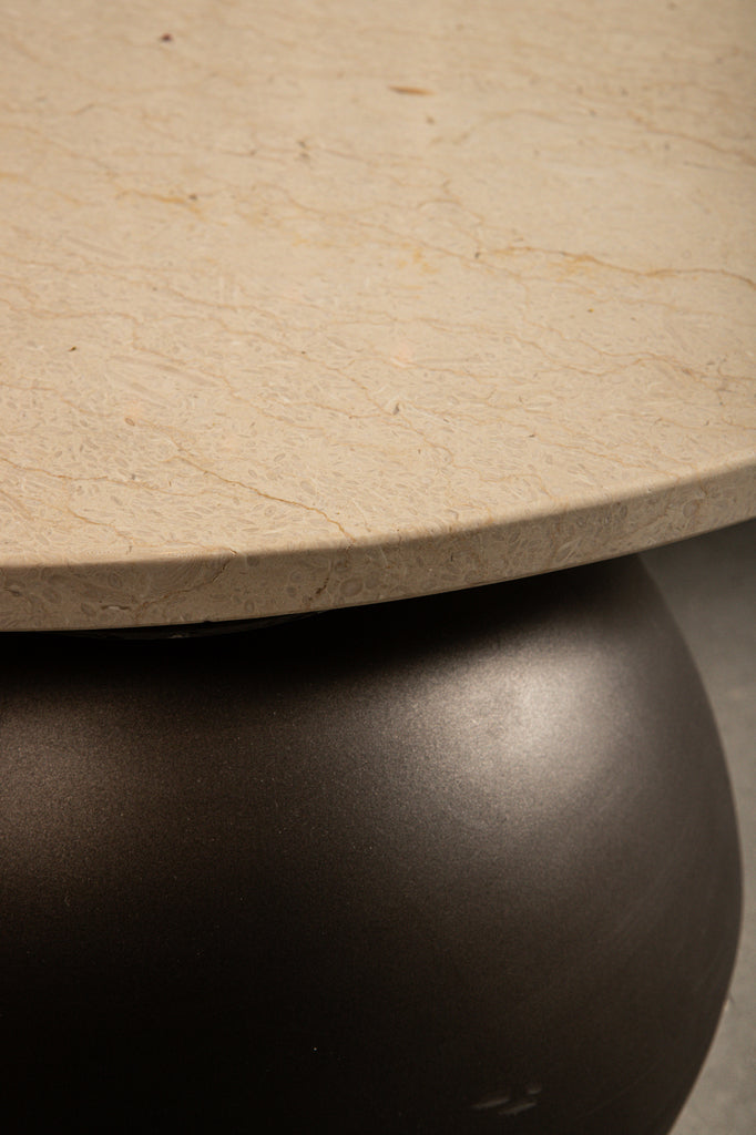 Salontafel Skippy Beige Marmer PTMD - Salontafel - PTMD - livinglovely.nl