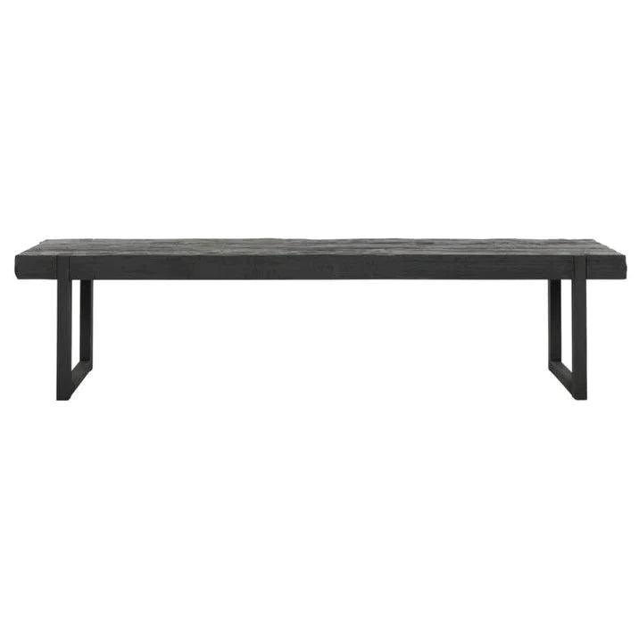 Salontafel Timeless Black Beam zwart teakhout 120cm DTP Home