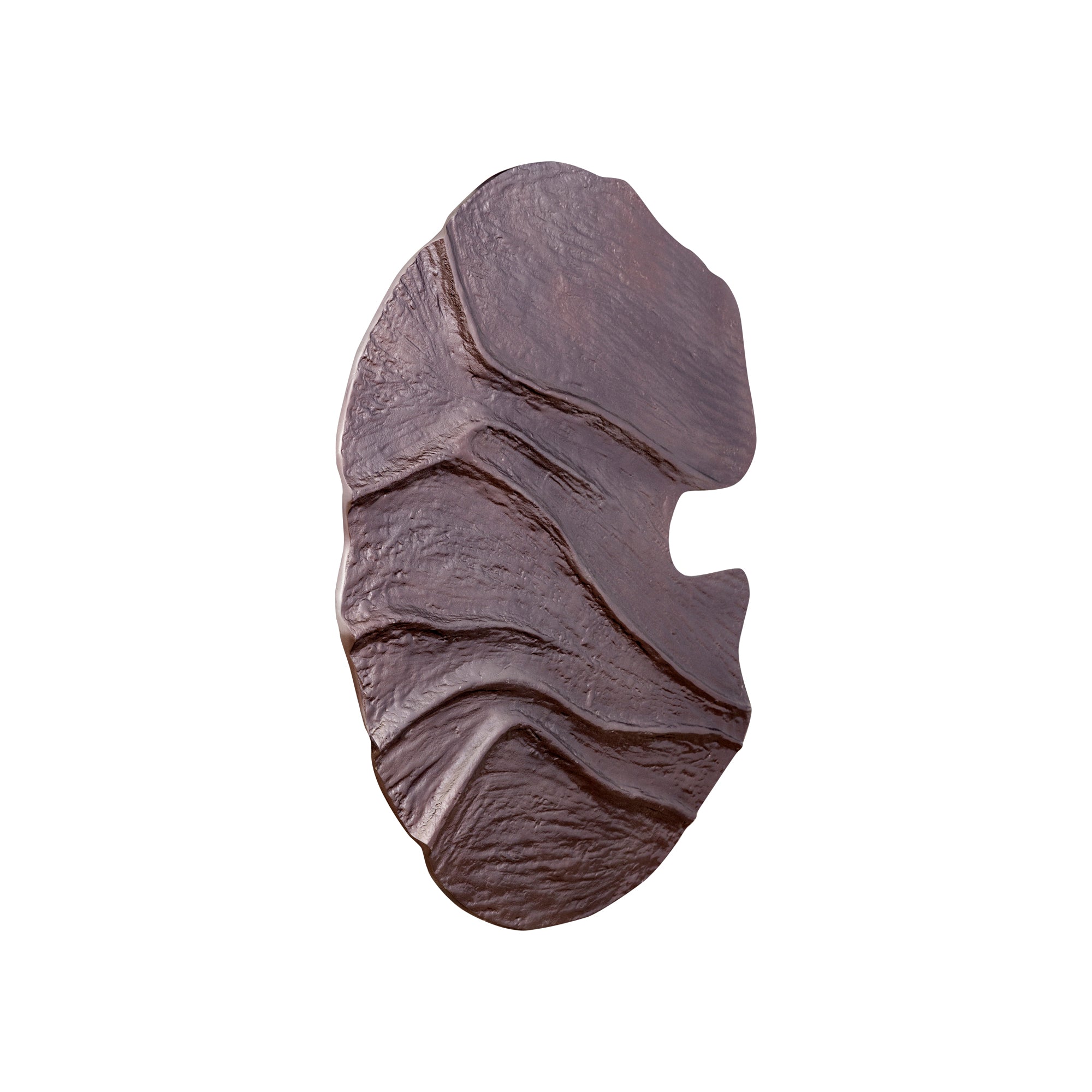 Samraj Bronze Casted Alu Wall Panel Wave Structure PTMD - Wandpaneel - PTMD - livinglovely.nl