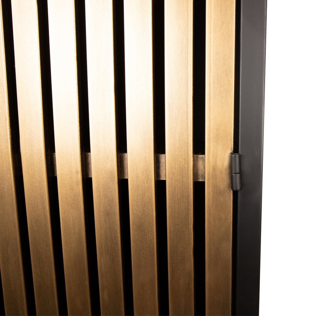 Sayan Bergkast Zwart Goud PTMD - Bergkast - PTMD - livinglovely.nl