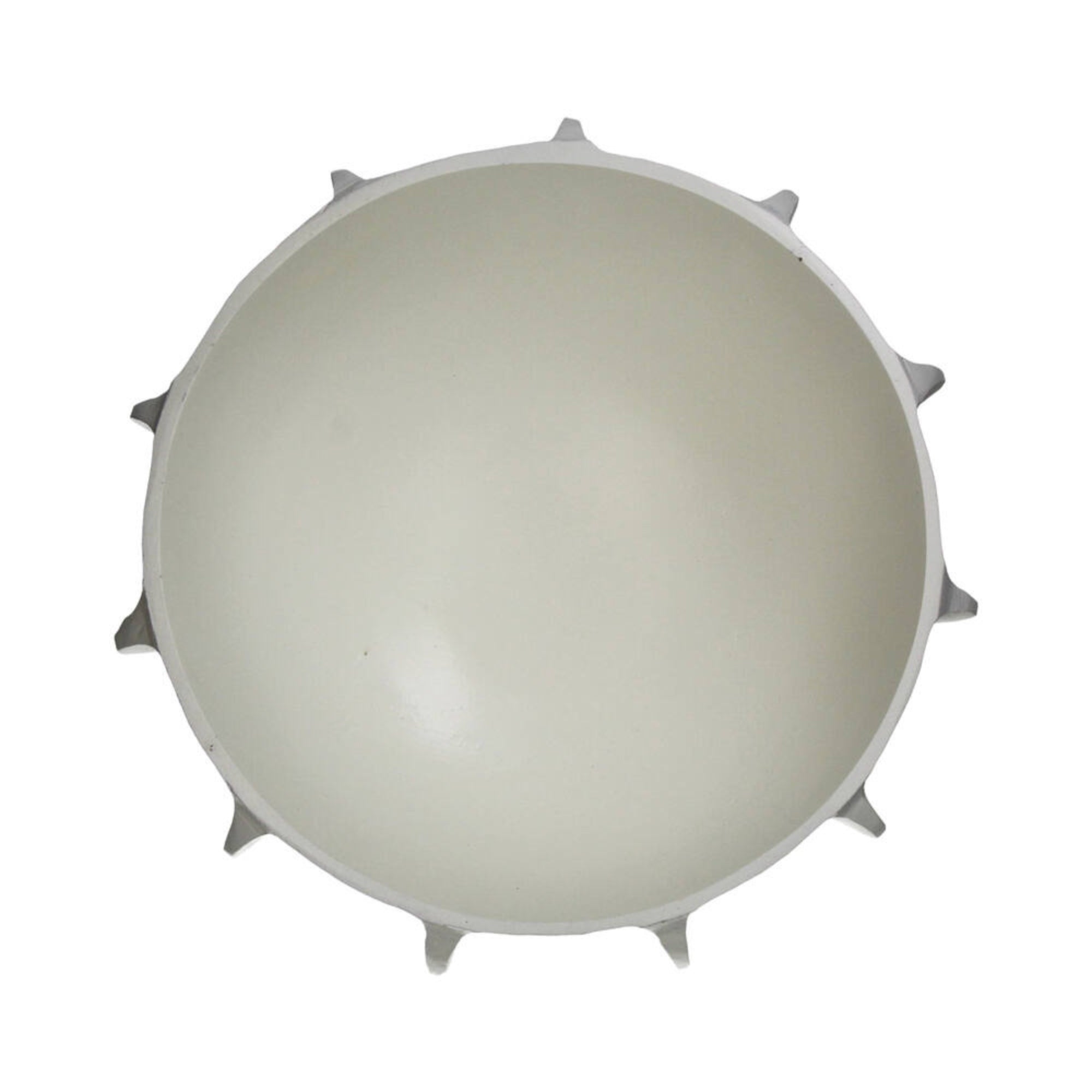 Schaal Ivoor Hoog L27xB27xH13cm - Schaal - Living Lovely - livinglovely.nl