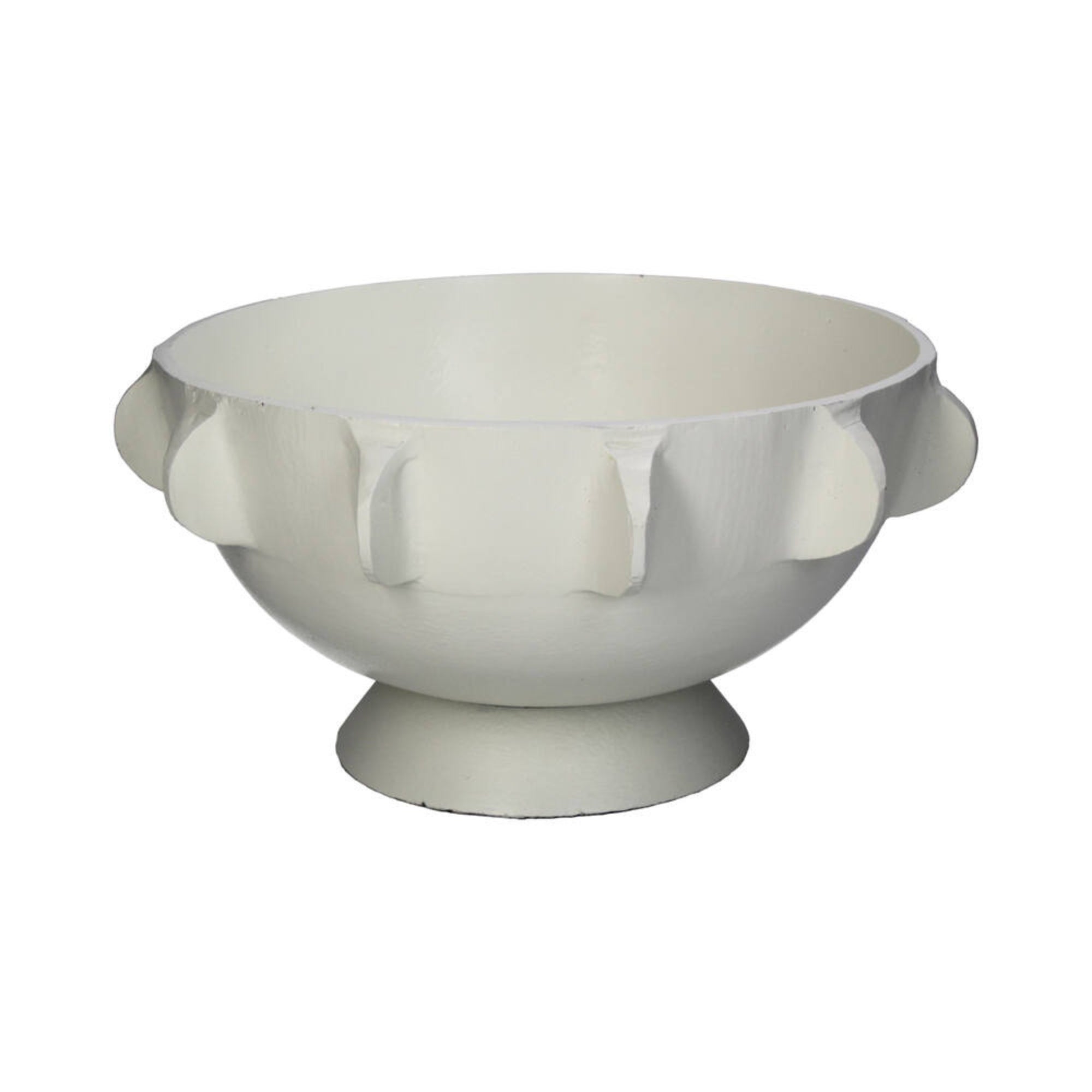 Schaal Ivoor Hoog L27xB27xH13cm - Schaal - Living Lovely - livinglovely.nl