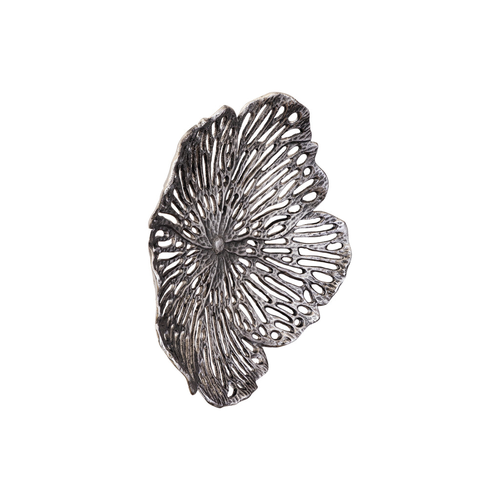 Schaal Ryhann M - 38x37x8 cm - Aluminium - Zilver PTMD - Schaal - PTMD - livinglovely.nl