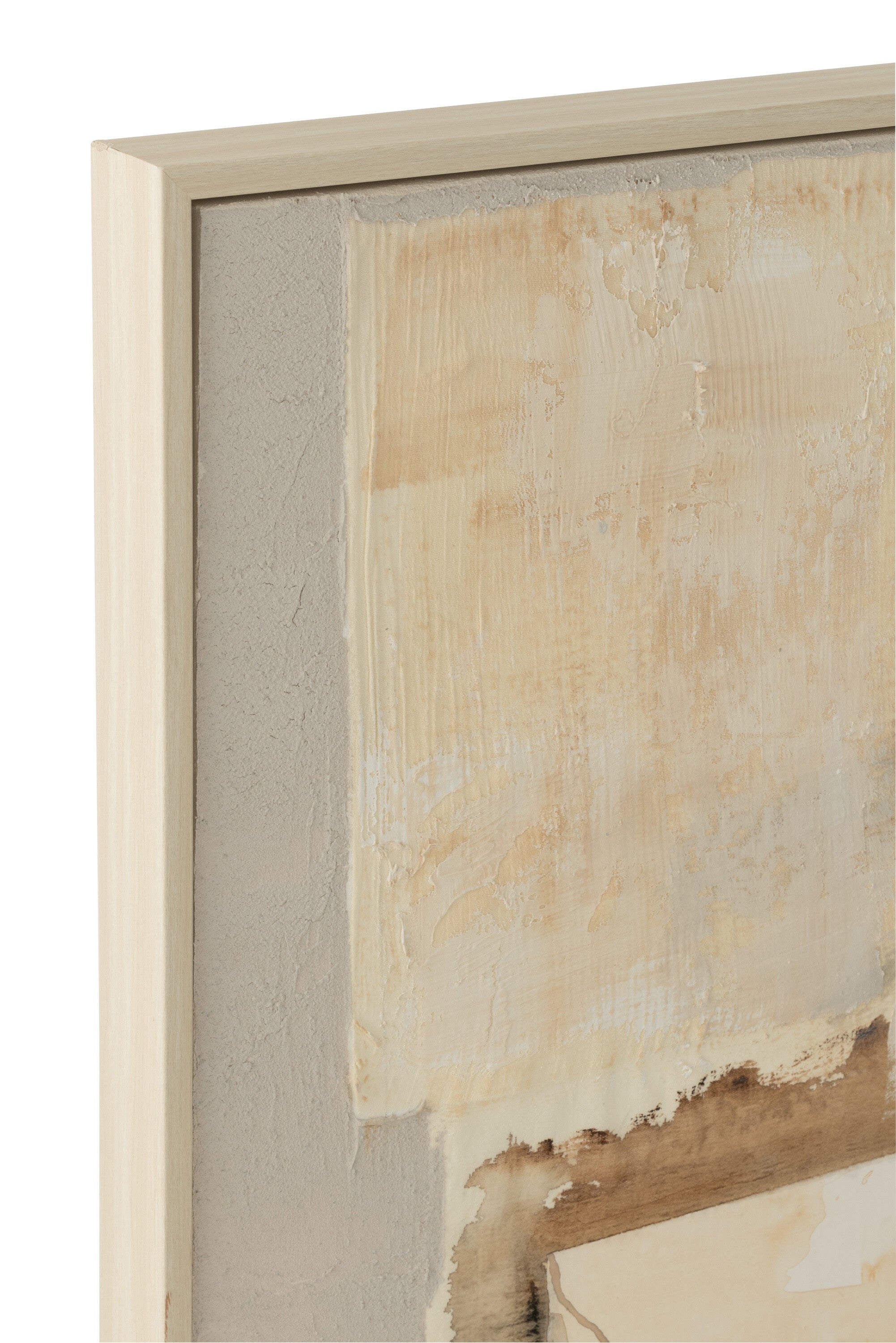 Schilderij Jouk Canvas/Dennenhout Mix - Schilderij - J-Line - livinglovely.nl