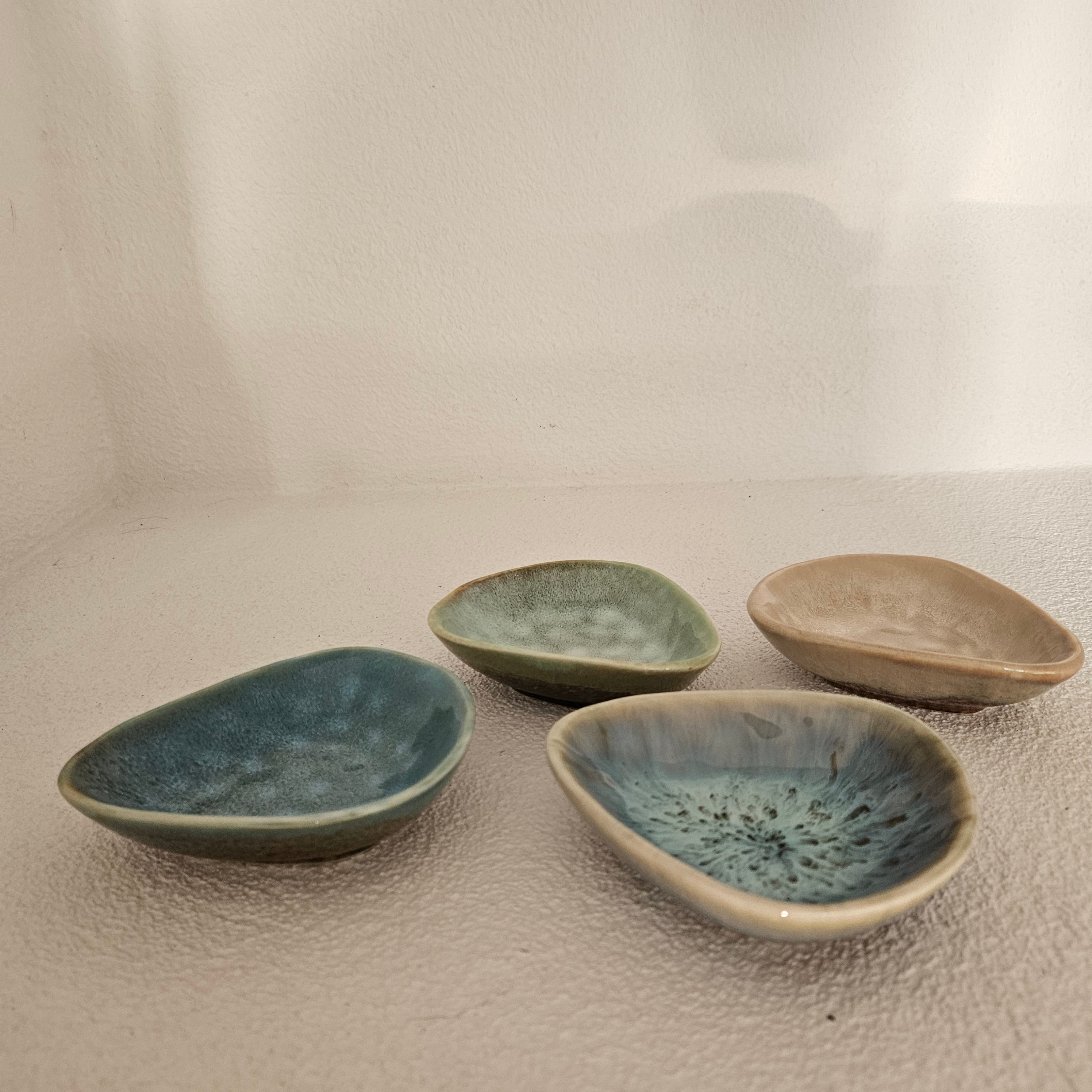 Set van 4 snack schoteltjes - Schaal - Living Lovely - livinglovely.nl