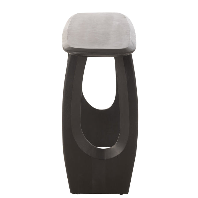 Sidetable Mark Mangohout Zwart - Sidetable - J-Line - livinglovely.nl