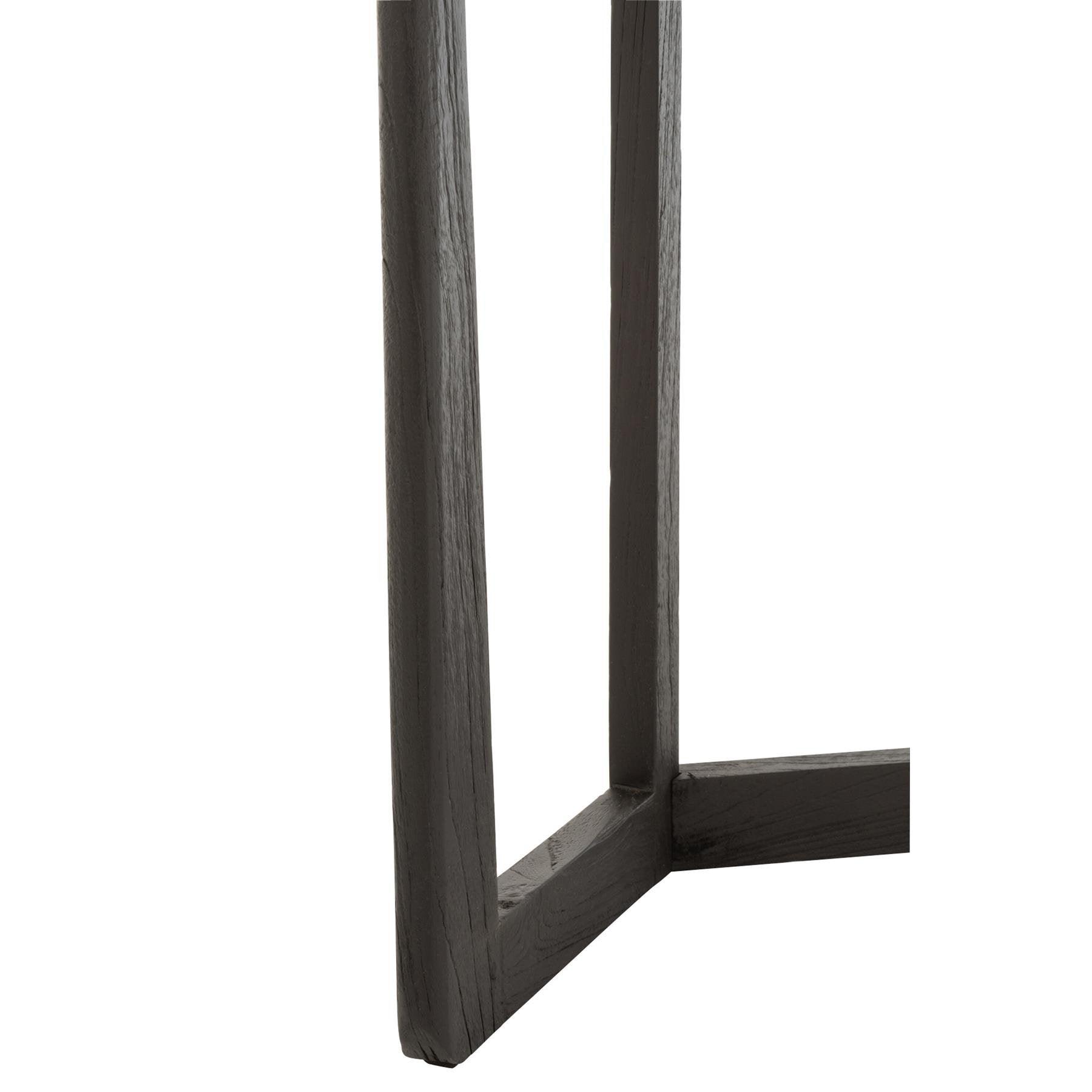 Sidetable Maty Exotiek Hout Zwart - Sidetable - J-Line - livinglovely.nl