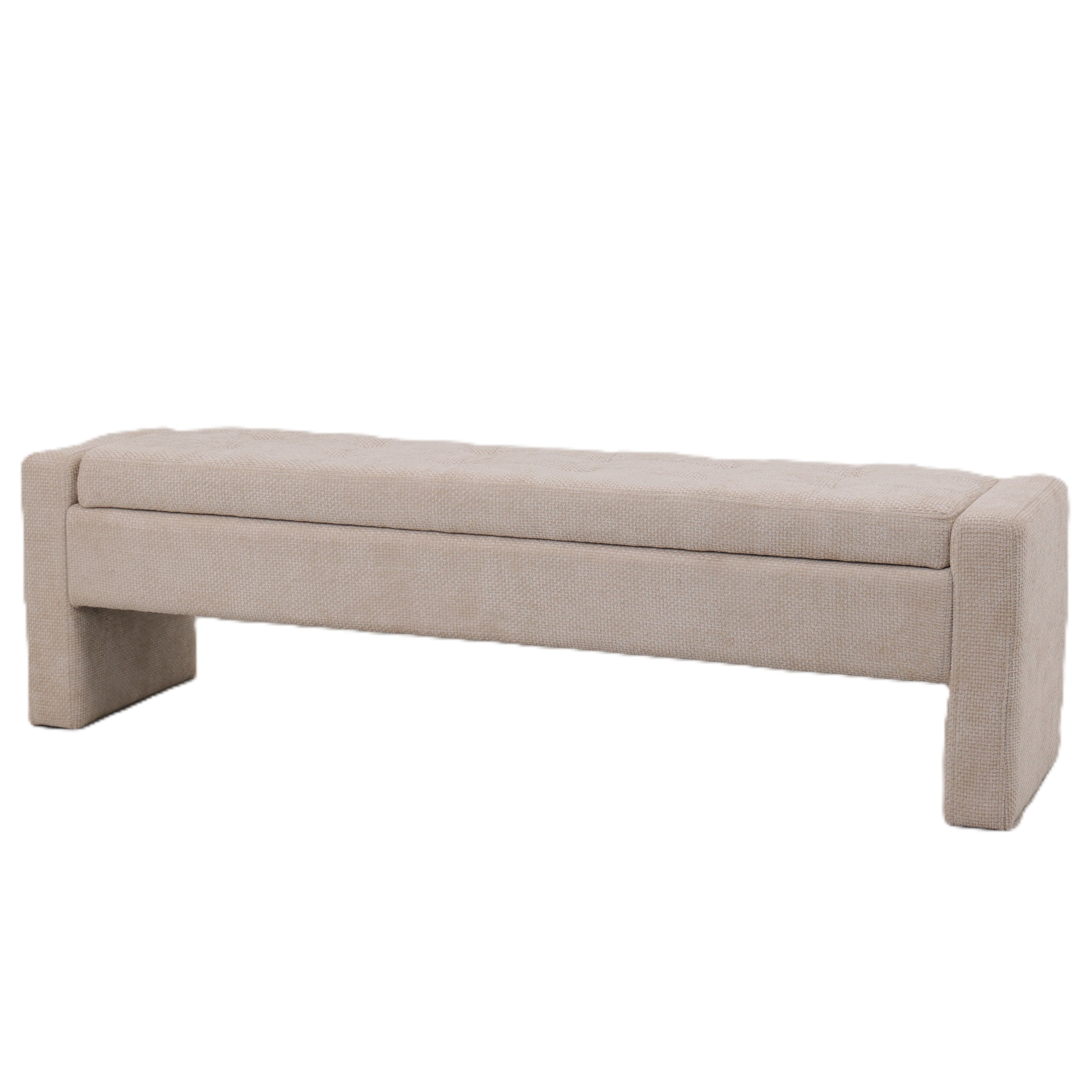 Sidney Bench Cream 160x41x45 cm PTMD - Bankje - PTMD - livinglovely.nl