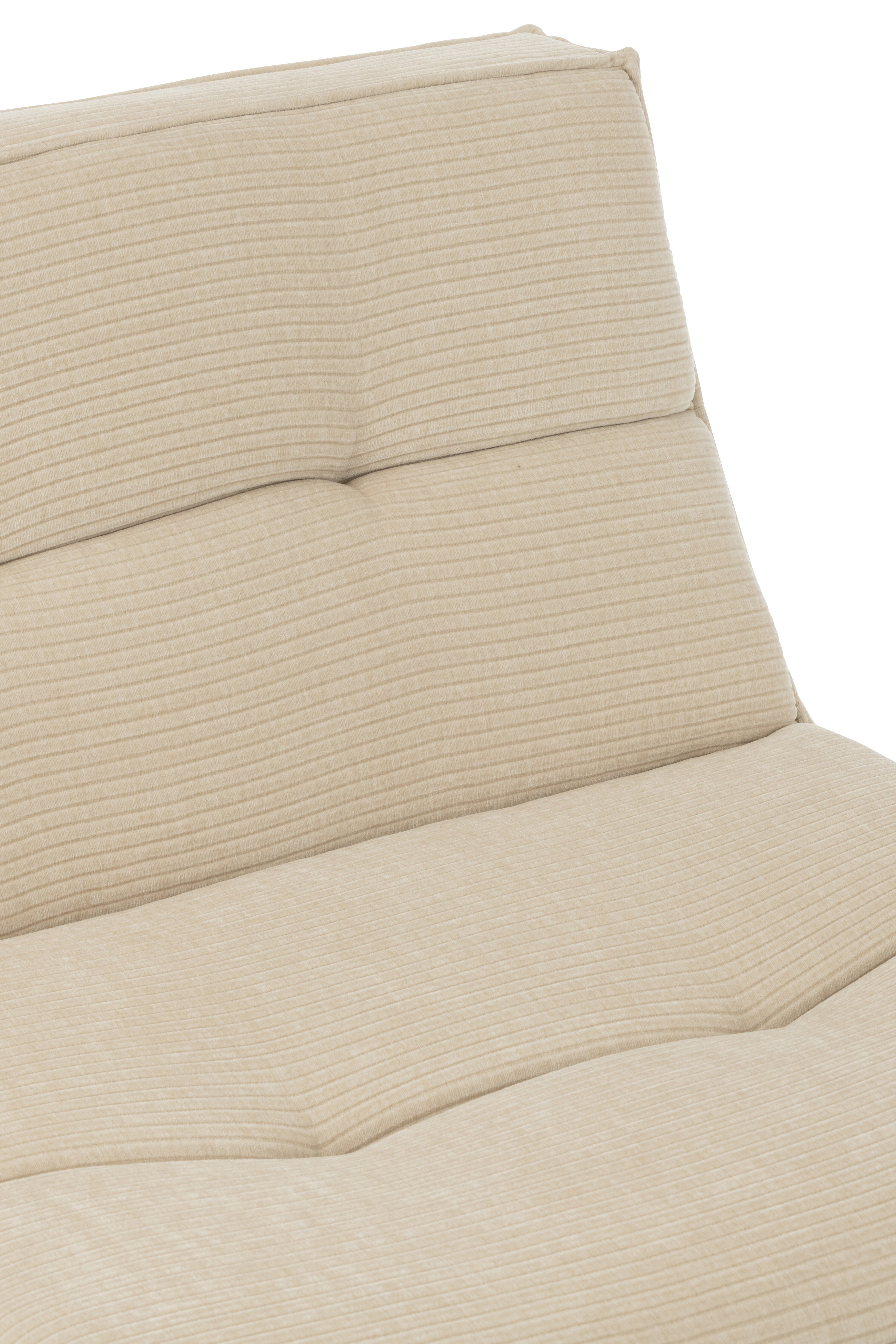 Sofa Grid Poplar Wood/Foam Beige - - J-Line - livinglovely.nl