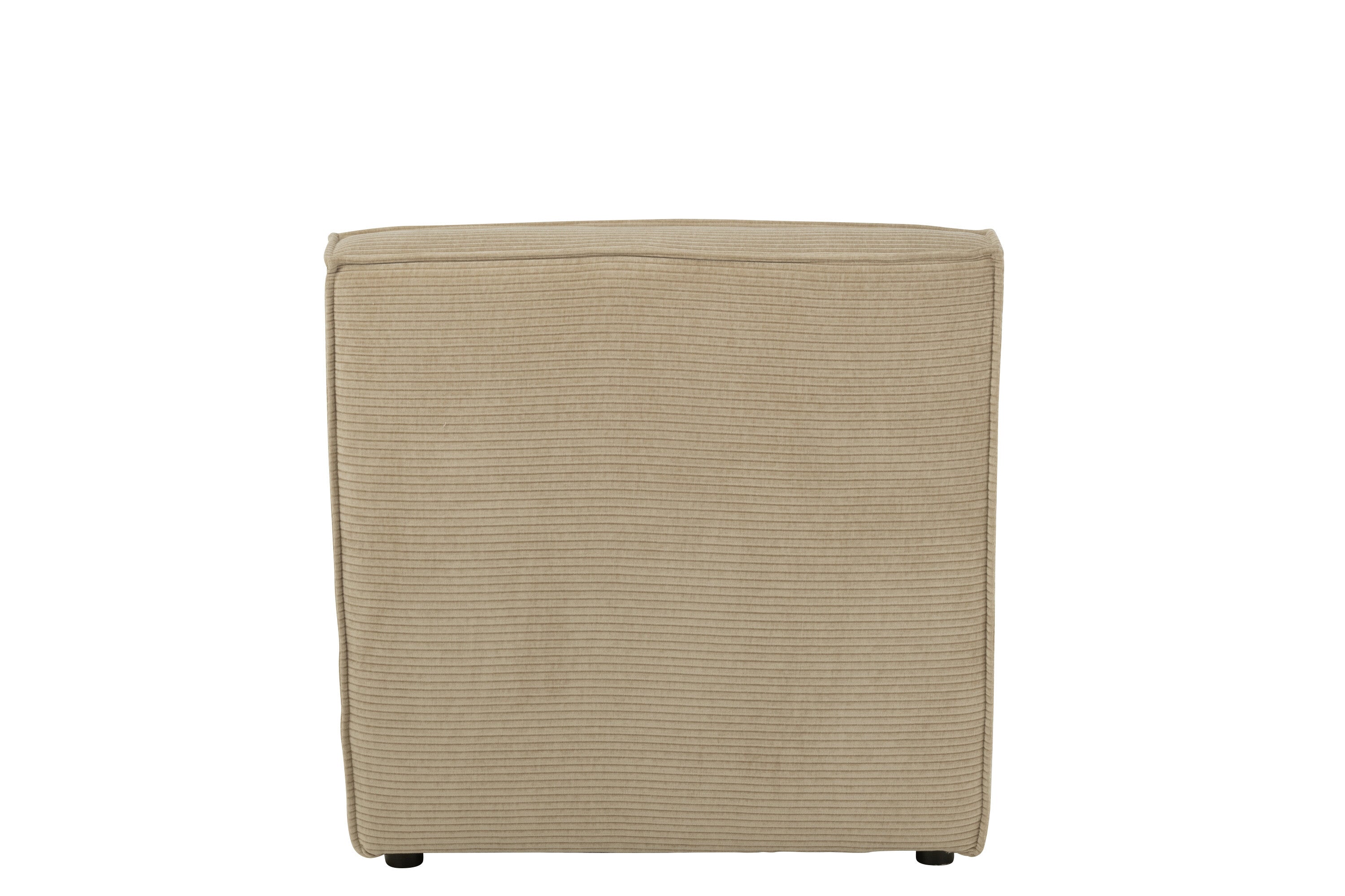 Sofa Grid Poplar Wood/Foam Dark Beige - - J-Line - livinglovely.nl