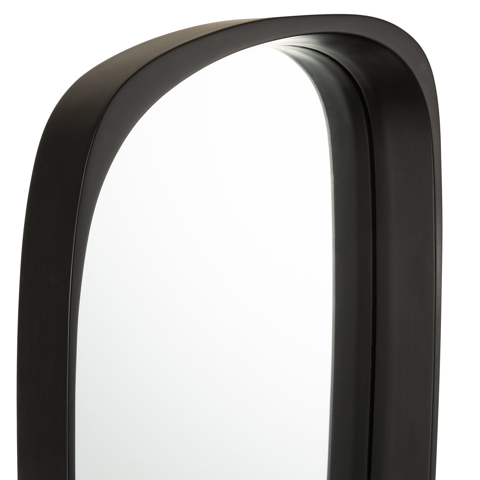 Spiegel Giles Mdf/Glas Zwart Lang - Spiegel - J-Line - livinglovely.nl