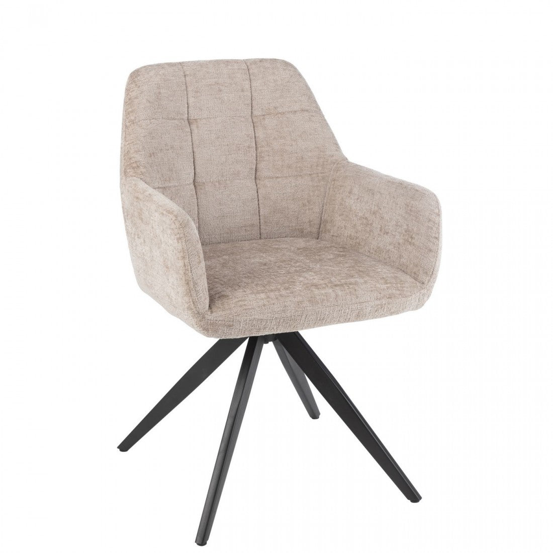 Stoel Louna Ijzer/Acryl Licht Grijs J-Line