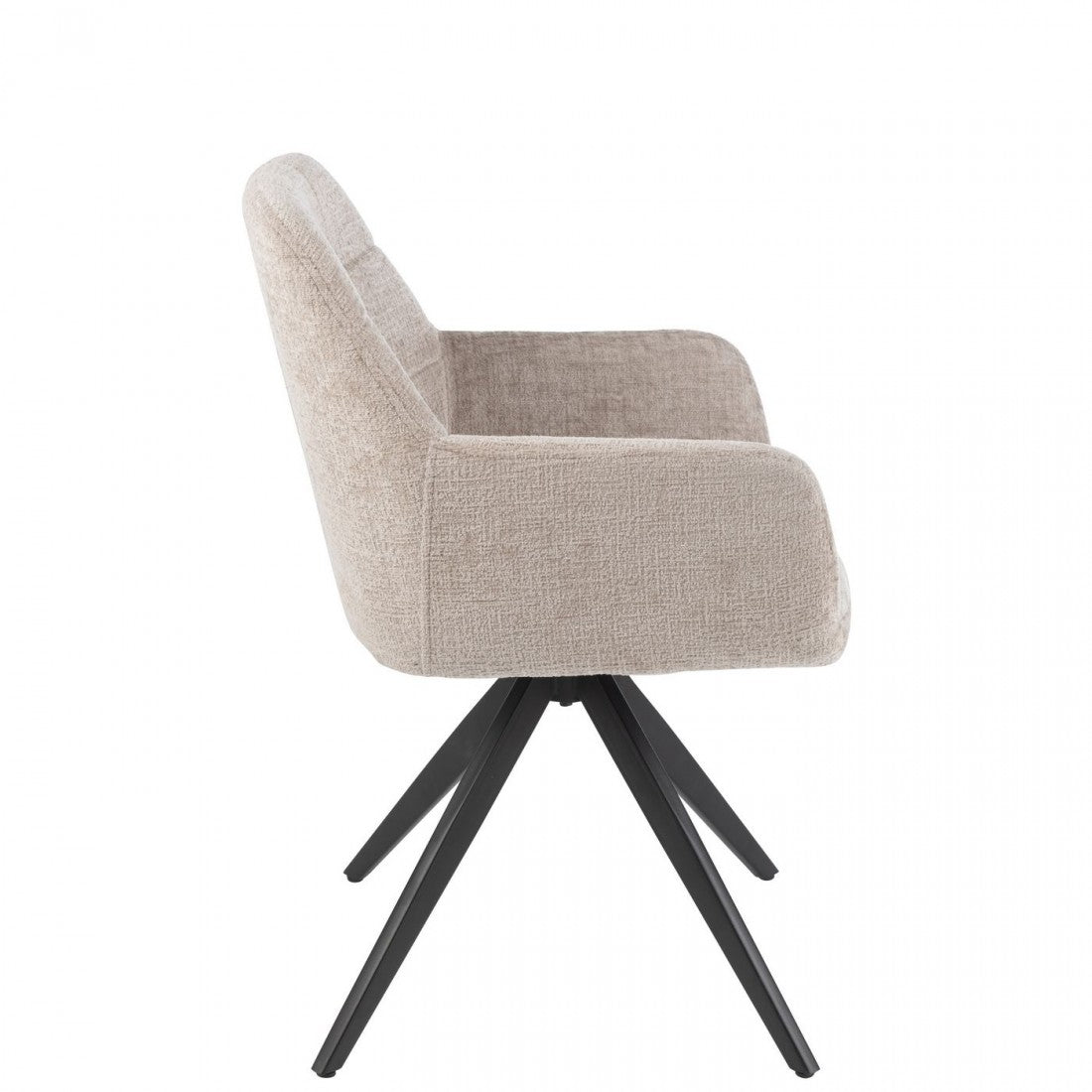 Stoel Louna Ijzer/Acryl Licht Grijs J-Line