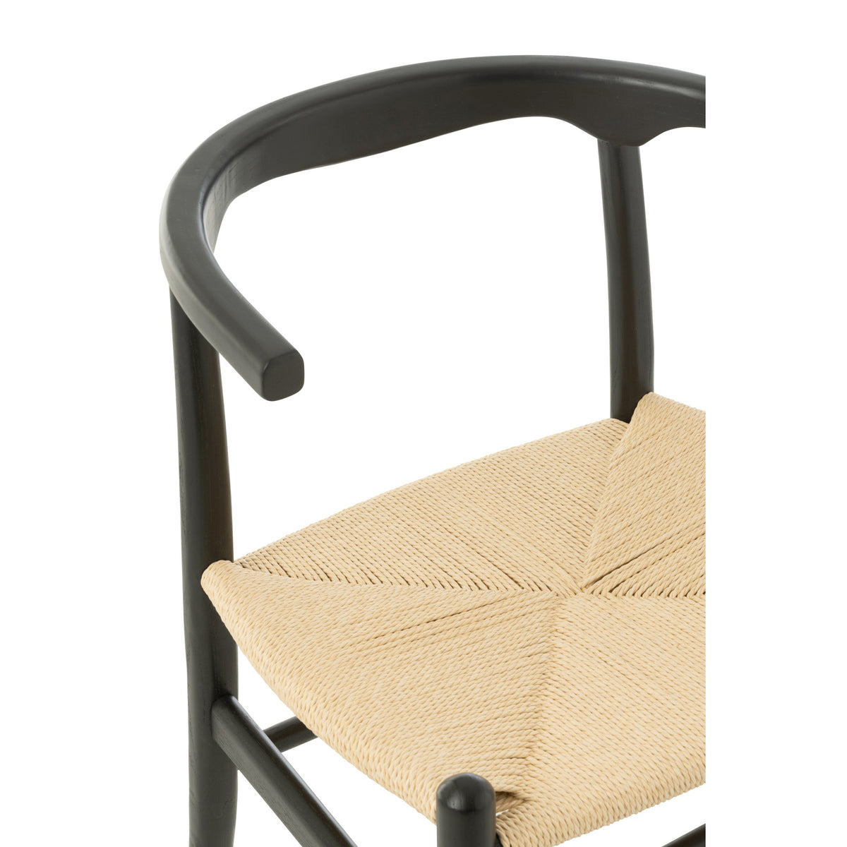 Stoel Toon Beukenhout/Touw Zwart J-Line