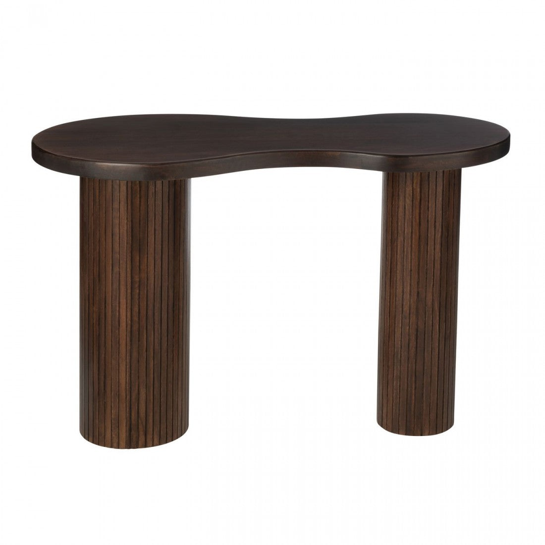 Tafel Infinity Mango Hout Bruin Large 120x64x75cm - Sidetable - J-Line - livinglovely.nl