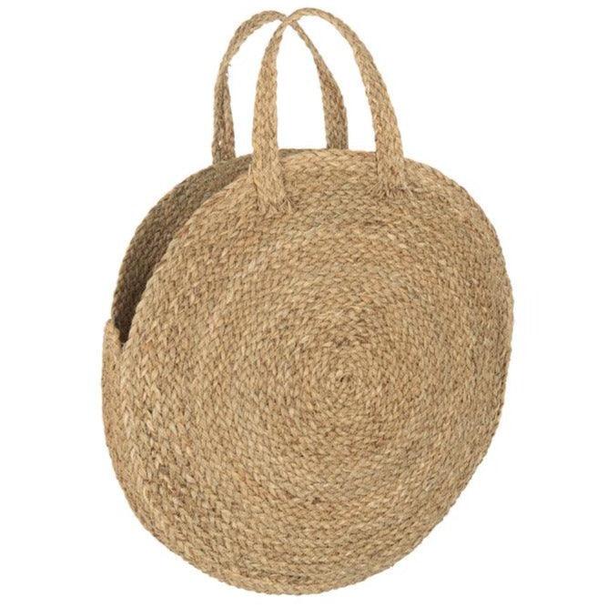 Tas Rond Naturel - Tas - J-Line - livinglovely.nl