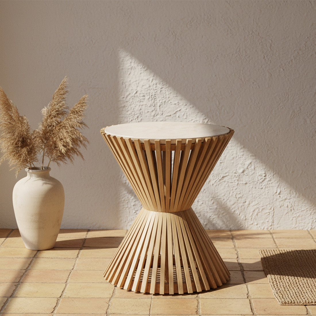 Bijzettafel Infinity Hourglass Raw Materials
