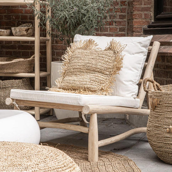 The Island One Seater - Natural White , Outdoor stoel , Bazar Bizar , livinglovely.nl