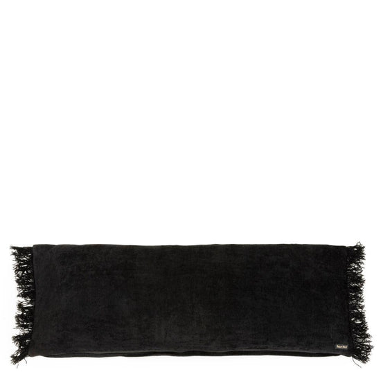 The Oh My Gee Cushion Cover - Black Velvet - 35x100 , Kussenhoes , Bazar Bizar , livinglovely.nl