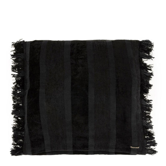 The Oh My Gee Cushion Cover - Black Velvet - 60x60 , Kussenhoes , Bazar Bizar , livinglovely.nl